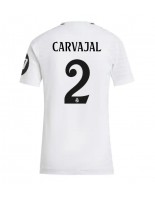 Ženske Nogometnih dresov Real Madrid Daniel Carvajal #2 Domači 2024-25 Kratki rokavi